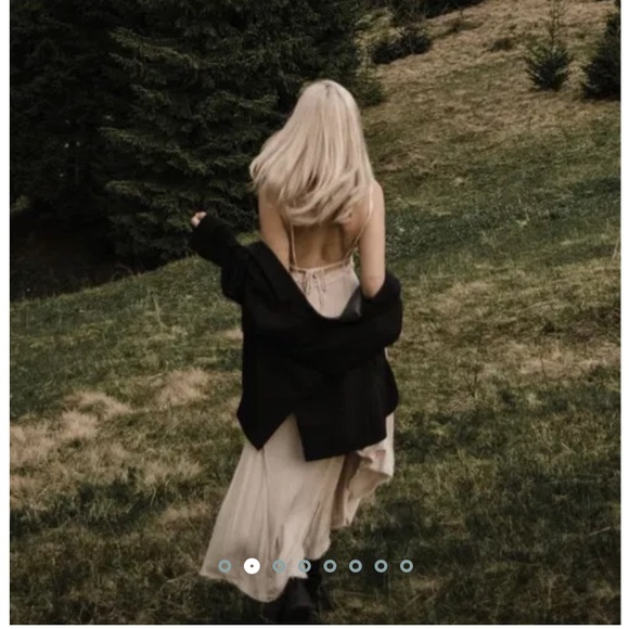 NEW Zara X Renewcell Ecru Corset Sundress Viscose Maxi Long Strappy Dress M - Picture 3 of 16